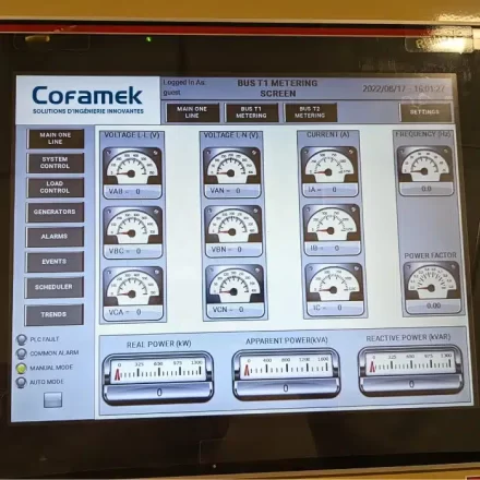 IHM de système contrôle maître de synchronisation 2