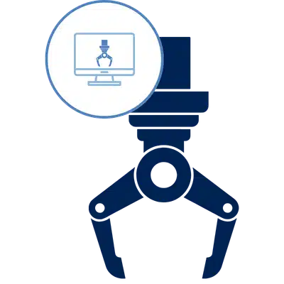 Icône fabrication d'équipement industriel